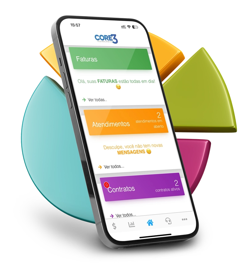 Core3 Cliente - O seu aplicativo de serviços exclusivos.